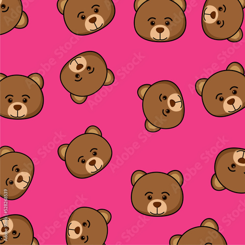 teddy bear head background