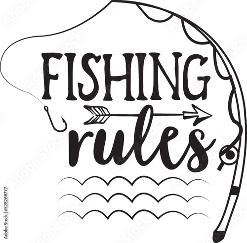 Fishing svg design cut files