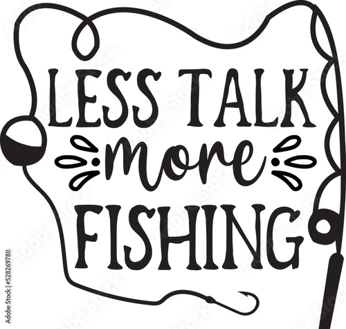Fishing svg design cut files