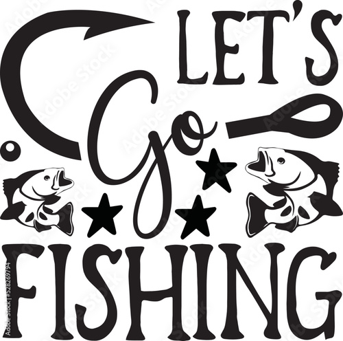 Fishing svg design cut files
