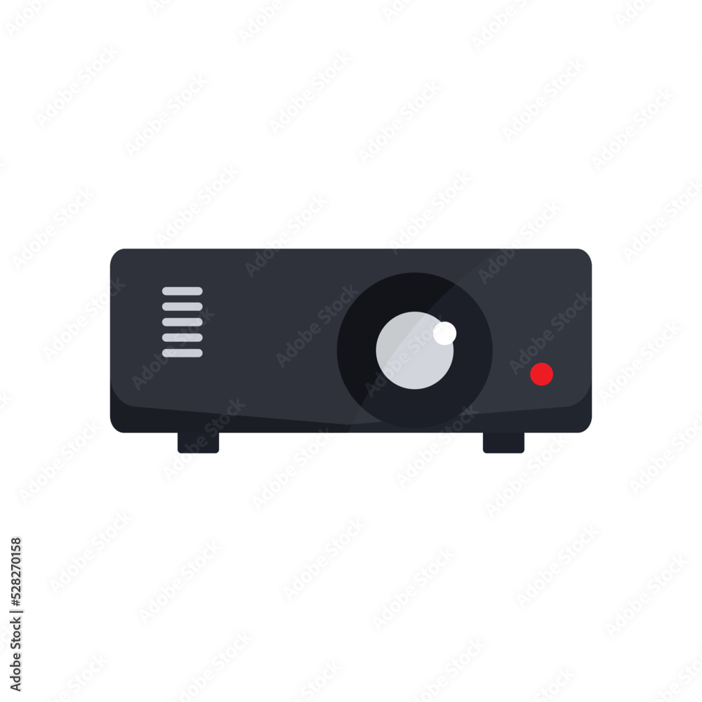 Fototapeta premium Projector icon. Icon related to electronic, technology. Flat icon style. Simple design editable