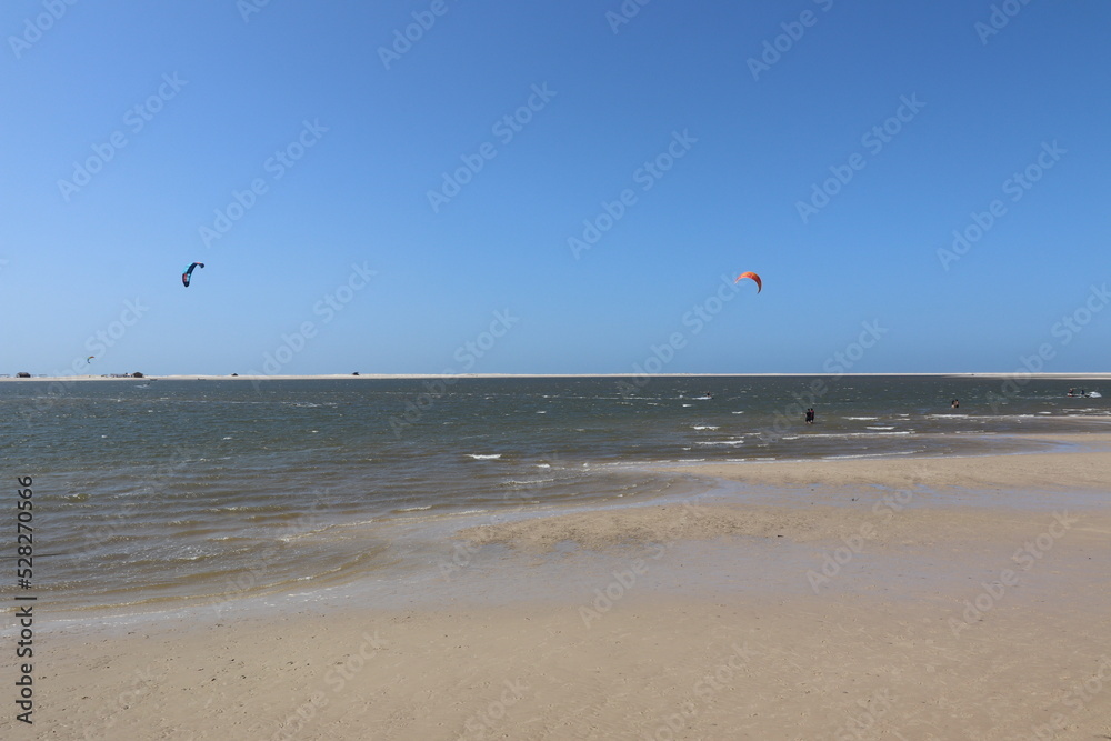 Kitesurf Praia de Atins - Lenções Maranhenses Brasil