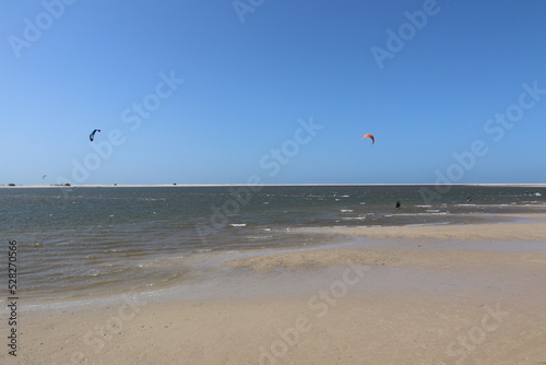 Kitesurf Praia de Atins - Len    es Maranhenses Brasil