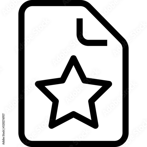 favourite file icon