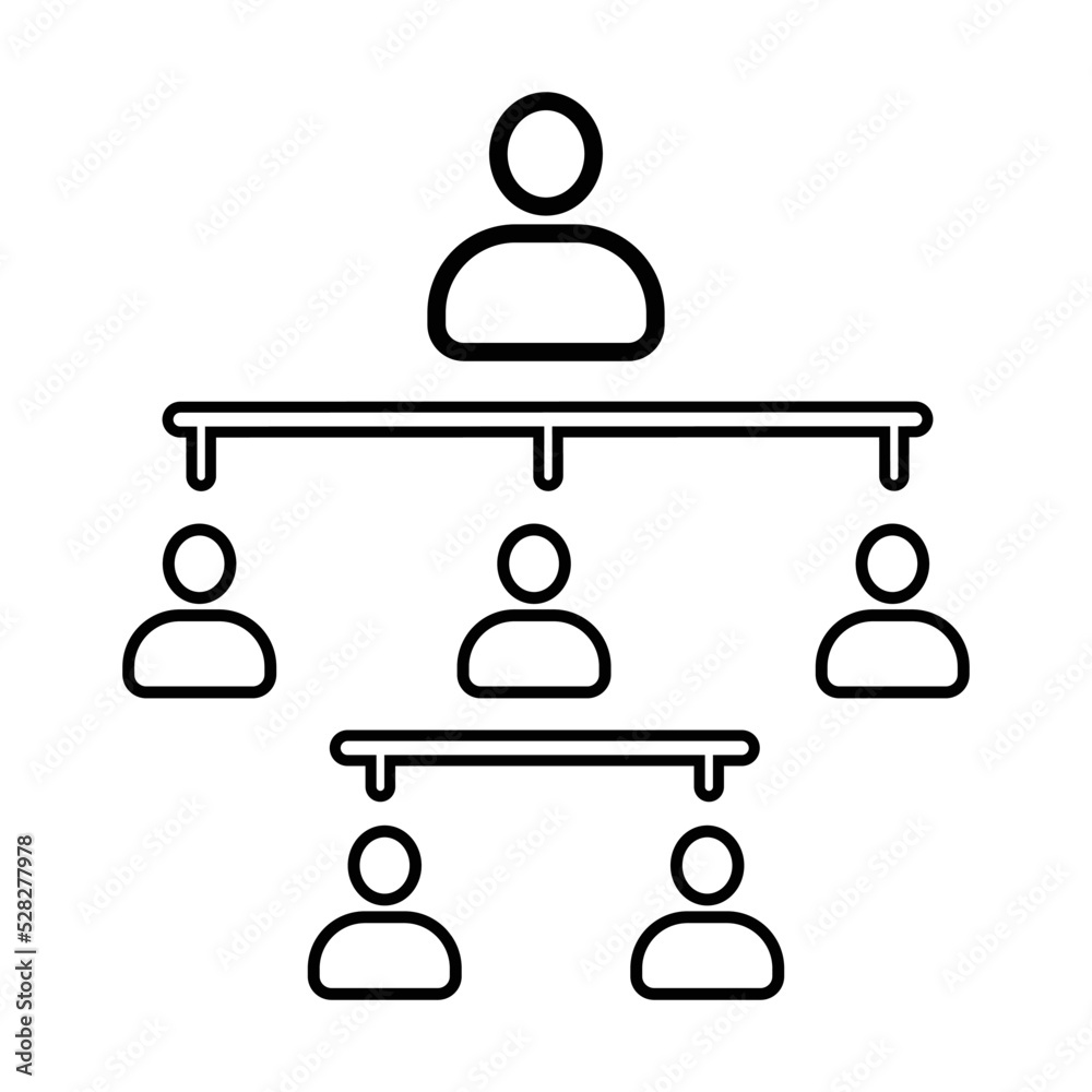 Business hierarchy icon
Business hierarchy icon