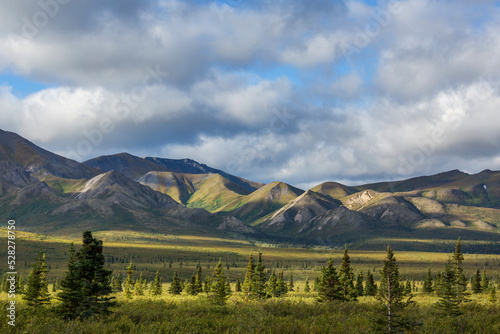 Fototapeta Naklejka Na Ścianę i Meble -  Mountains in tundra