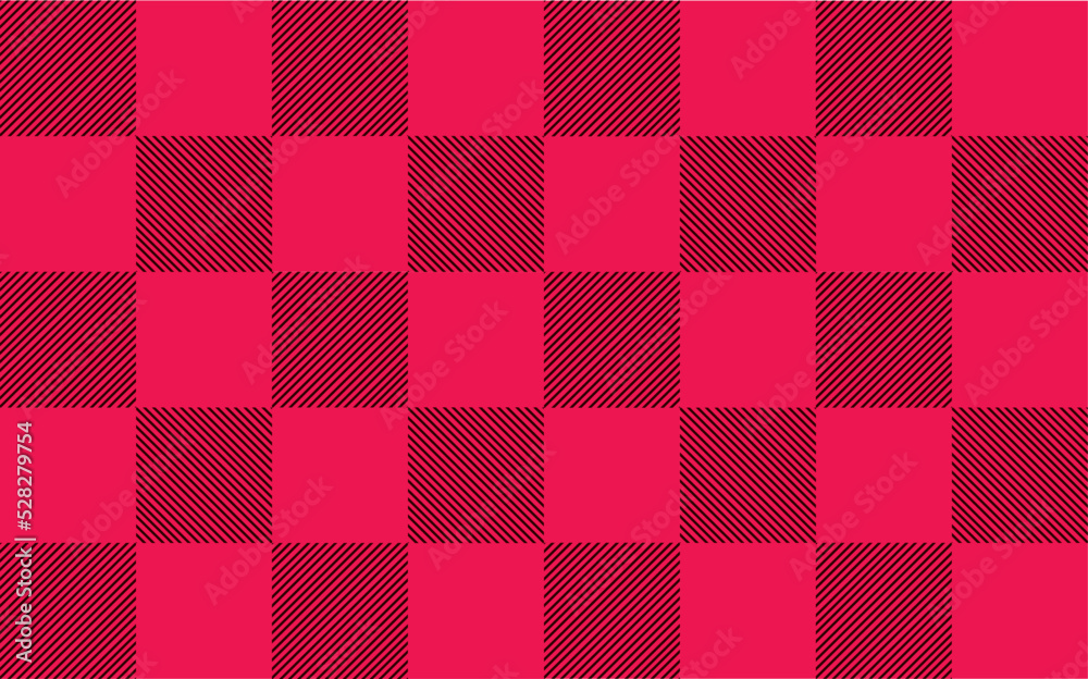 Pink checkered background.Checkered pattern. Background. Dollhouse pink background. Cell fabric. For the site, business. Wallpaper.