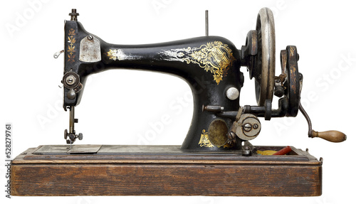 Fotografia, Obraz antique sewing machine
