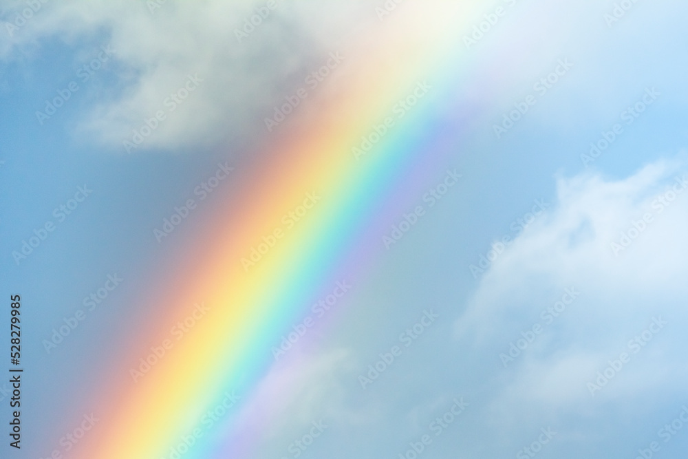 Rainbow and sky background. Copy space Rainbow and sky background. Copy space