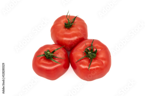 tomatoes isoled on a white background