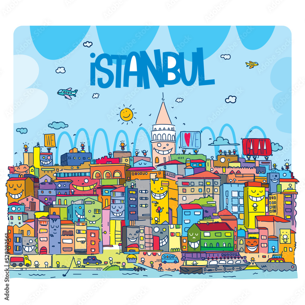 Istanbul the Most Colorful City