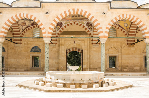 The three Serefeli Mosque (Turkish: Uc Serefeli Camii) is a 15th-century Ottoman mosque in Edirne. photo