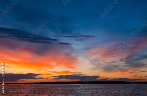 Colorful Sunset landscape