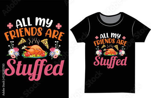 Thanksgiving SVG typography t shirt design. T shirt design for the gift.
