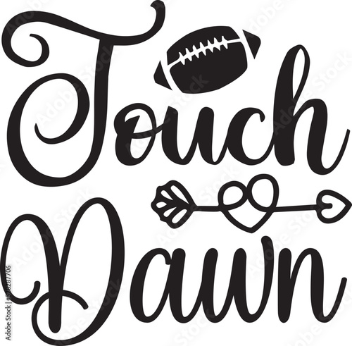 Football svg design cut files