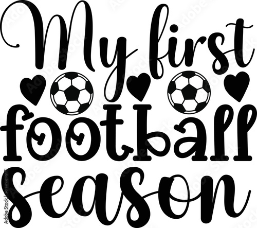 Football svg design cut files