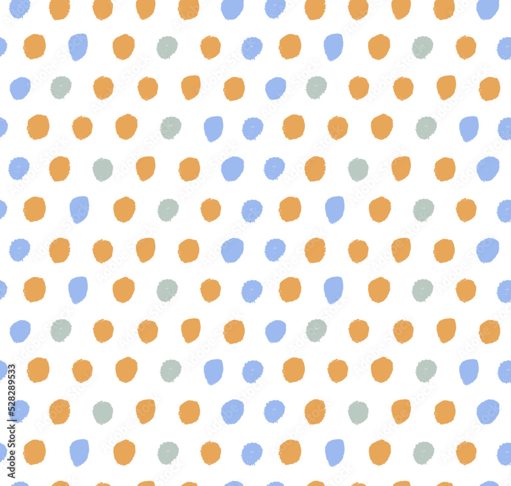 Watercolor simple background. Paint dotted texture. Handdrawn vector pattern with brushstrokes