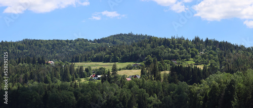 Peaceful scenery in Slovakian mountains in Slovakia