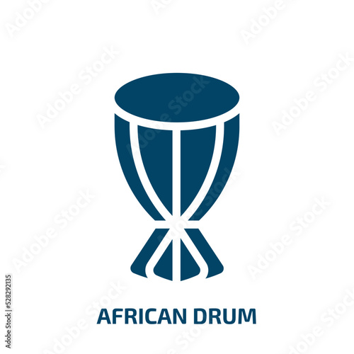 Wallpaper Mural african drum vector icon. african drum, drum, ethnic filled icons from flat africa concept. Isolated black glyph icon, vector illustration symbol element for web design and mobile apps Torontodigital.ca