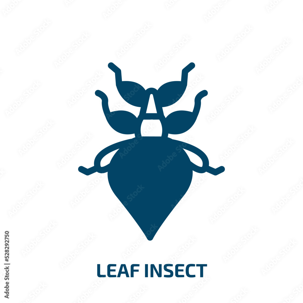 leaf insect vector icon. leaf insect, insect, leaf filled icons from flat insects concept. Isolated black glyph icon, vector illustration symbol element for web design and mobile apps leaf insect vector icon. leaf insect, insect, leaf filled icons from flat insects concept. Isolated black glyph icon, vector illustration symbol element for web design and mobile apps