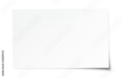 Sheet of paper isolated on white - high resolution © MMphotos