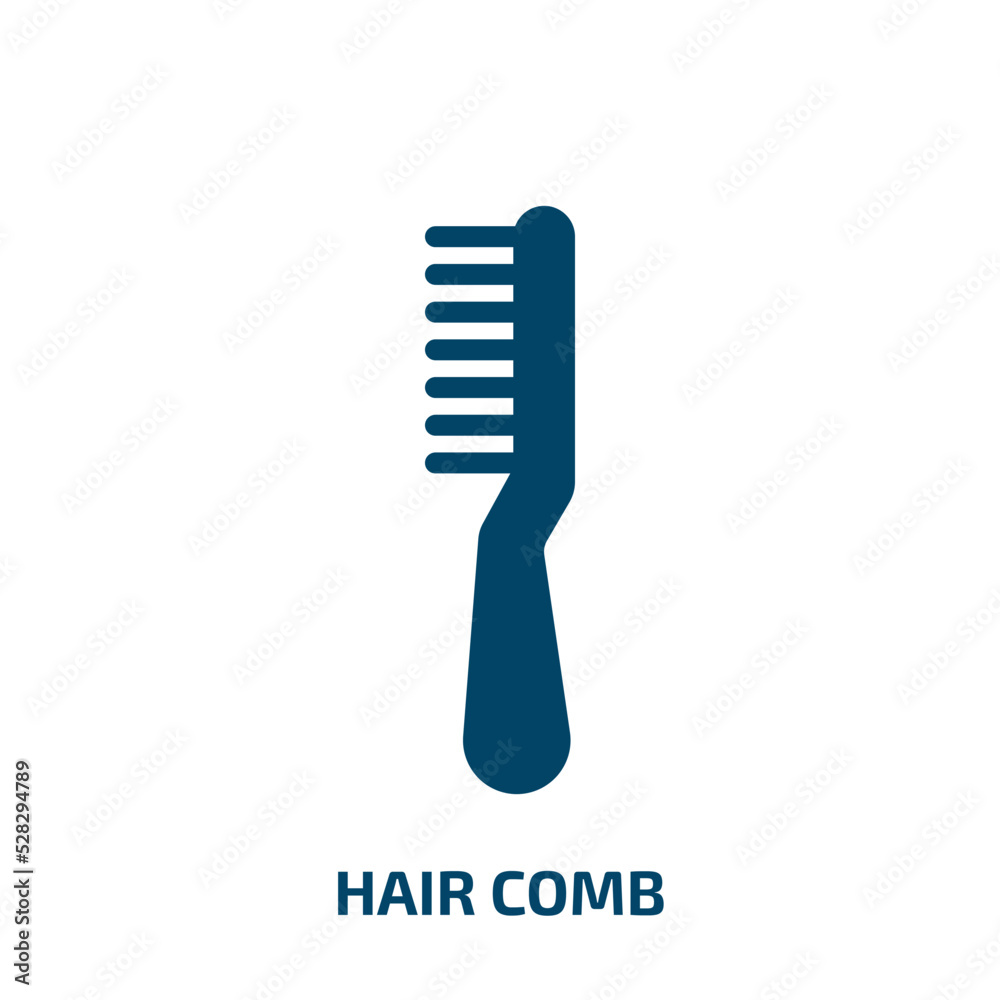 hair comb vector icon. hair comb, hair, comb filled icons from flat beauty and fashion concept. Isolated black glyph icon, vector illustration symbol element for web design and mobile apps hair comb vector icon. hair comb, hair, comb filled icons from flat beauty and fashion concept. Isolated black glyph icon, vector illustration symbol element for web design and mobile apps