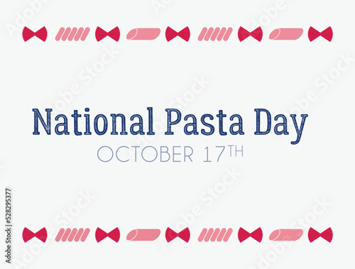 National Pasta Day Poster
