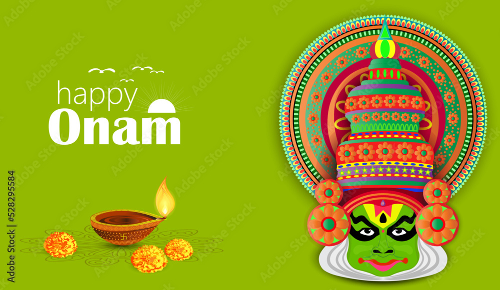 Happy Onam A Very Famous South Indian Festival Of India Stock Vector happy-onam-a-very-famous-south-indian-festival-of-india-stock-vector