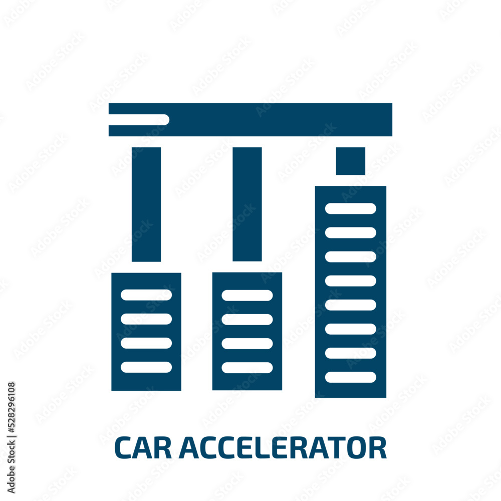 car accelerator vector icon. car accelerator, meter, speedometer filled icons from flat car parts concept. Isolated black glyph icon, vector illustration symbol element for web design and mobile apps car accelerator vector icon. car accelerator, meter, speedometer filled icons from flat car parts concept. Isolated black glyph icon, vector illustration symbol element for web design and mobile apps