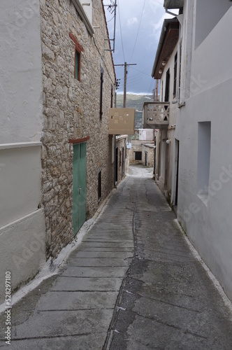 The beautiful village of Omodos in the province of Limassol, in Cyprus