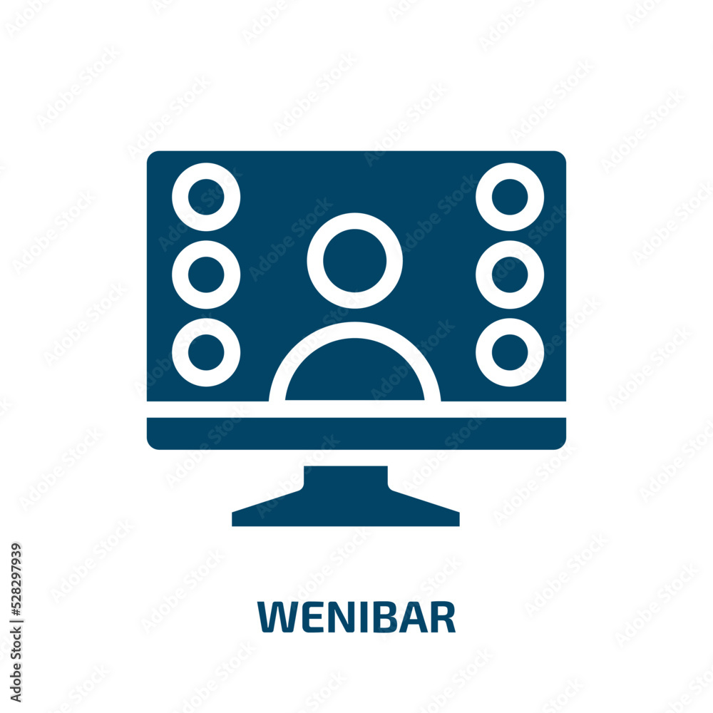 wenibar vector icon. wenibar, vector, graphic filled icons from flat online learning concept. Isolated black glyph icon, vector illustration symbol element for web design and mobile apps wenibar vector icon. wenibar, vector, graphic filled icons from flat online learning concept. Isolated black glyph icon, vector illustration symbol element for web design and mobile apps