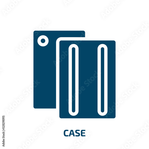 case vector icon. case, tablet, case filled icons from flat apple devices concept. Isolated black glyph icon, vector illustration symbol element for web design and mobile apps