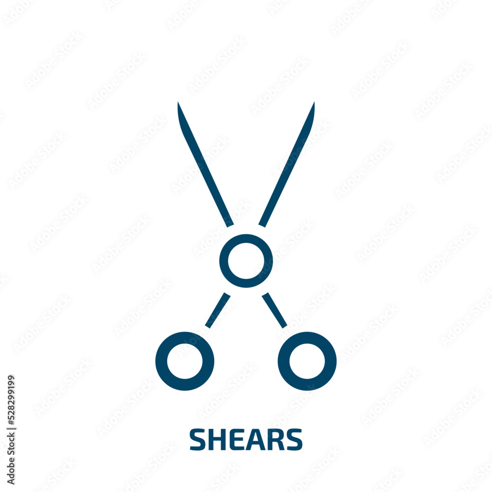 shears vector icon. shears, collection, equipment filled icons from ...