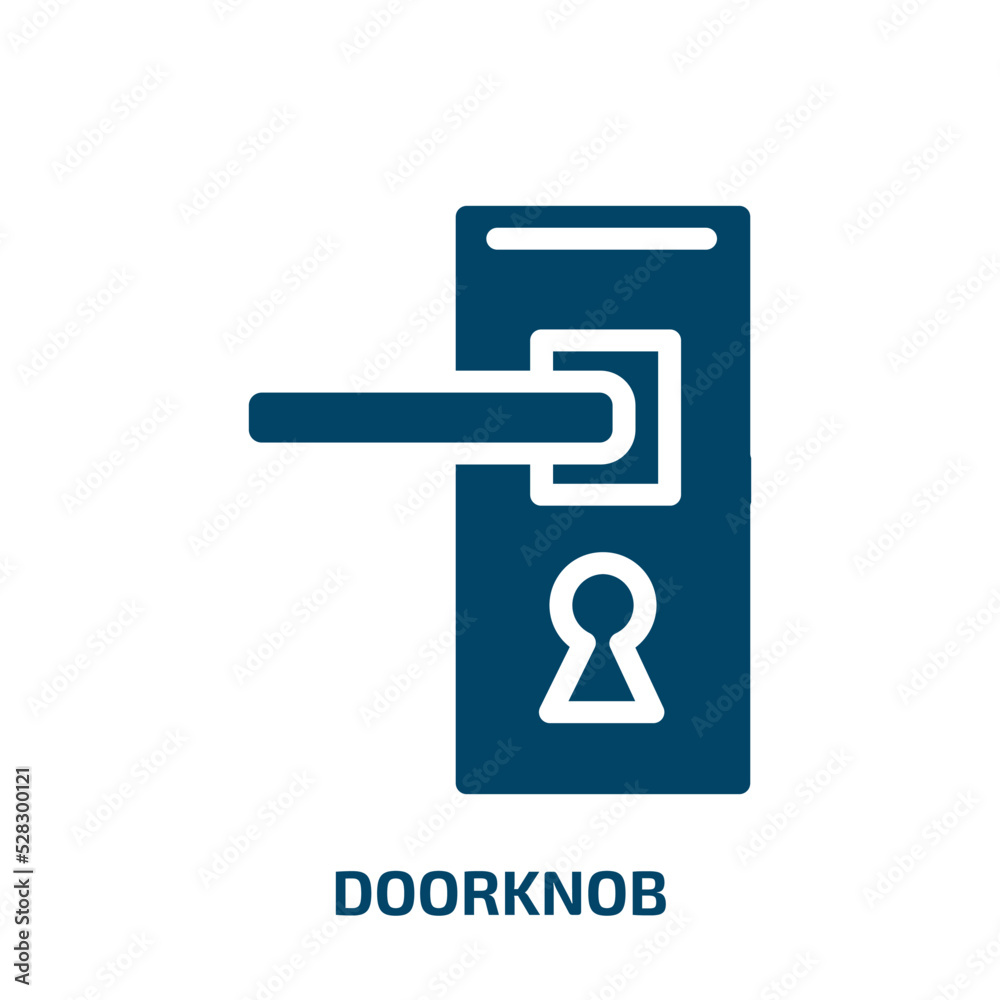 doorknob vector icon. doorknob, door, lock filled icons from flat concept. Isolated black glyph icon, vector illustration symbol element for web design and mobile apps doorknob vector icon. doorknob, door, lock filled icons from flat concept. Isolated black glyph icon, vector illustration symbol element for web design and mobile apps