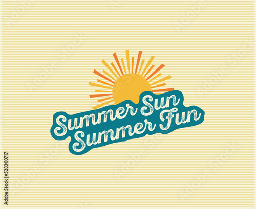 Summer Sun Fun Poster