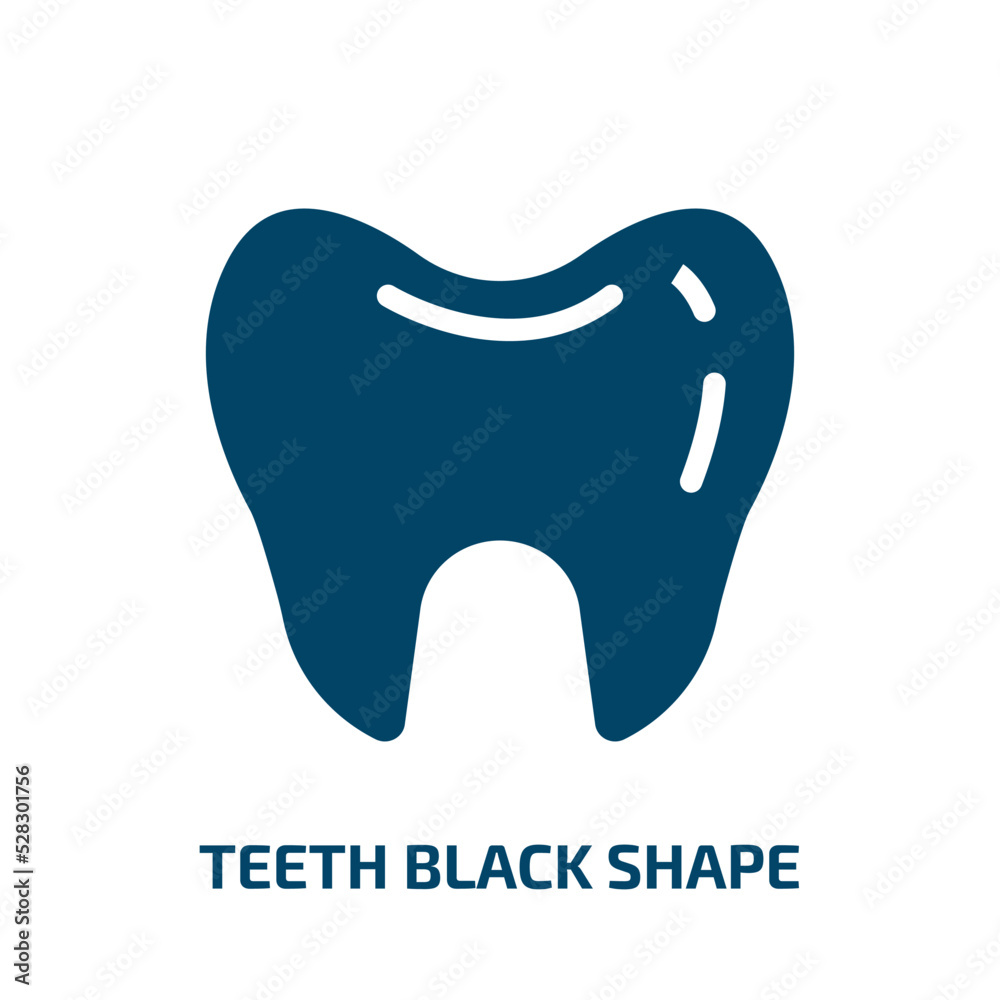 teeth black shape vector icon. teeth black shape, dental, teeth filled icons from flat medicine concept. Isolated black glyph icon, vector illustration symbol element for web design and mobile apps teeth black shape vector icon. teeth black shape, dental, teeth filled icons from flat medicine concept. Isolated black glyph icon, vector illustration symbol element for web design and mobile apps