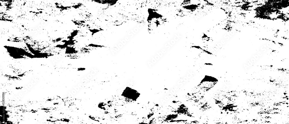 Monochrome texture composed of irregular graphic elements. Distressed uneven grunge background. Abstract vector illustration. Overlay for interesting effect and depth. Isolated on white background. Monochrome texture composed of irregular graphic elements. Distressed uneven grunge background. Abstract vector illustration. Overlay for interesting effect and depth. Isolated on white background.