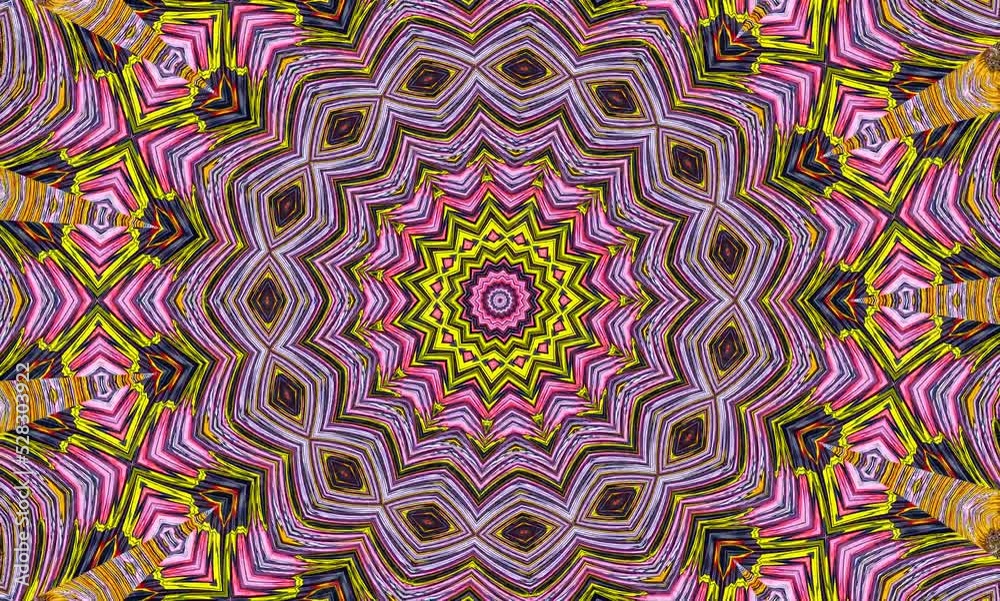 Abstract kaleidoscope background. Unique mandala design. Beautiful multicolor kaleidoscope texture Abstract kaleidoscope background. Unique mandala design. Beautiful multicolor kaleidoscope texture