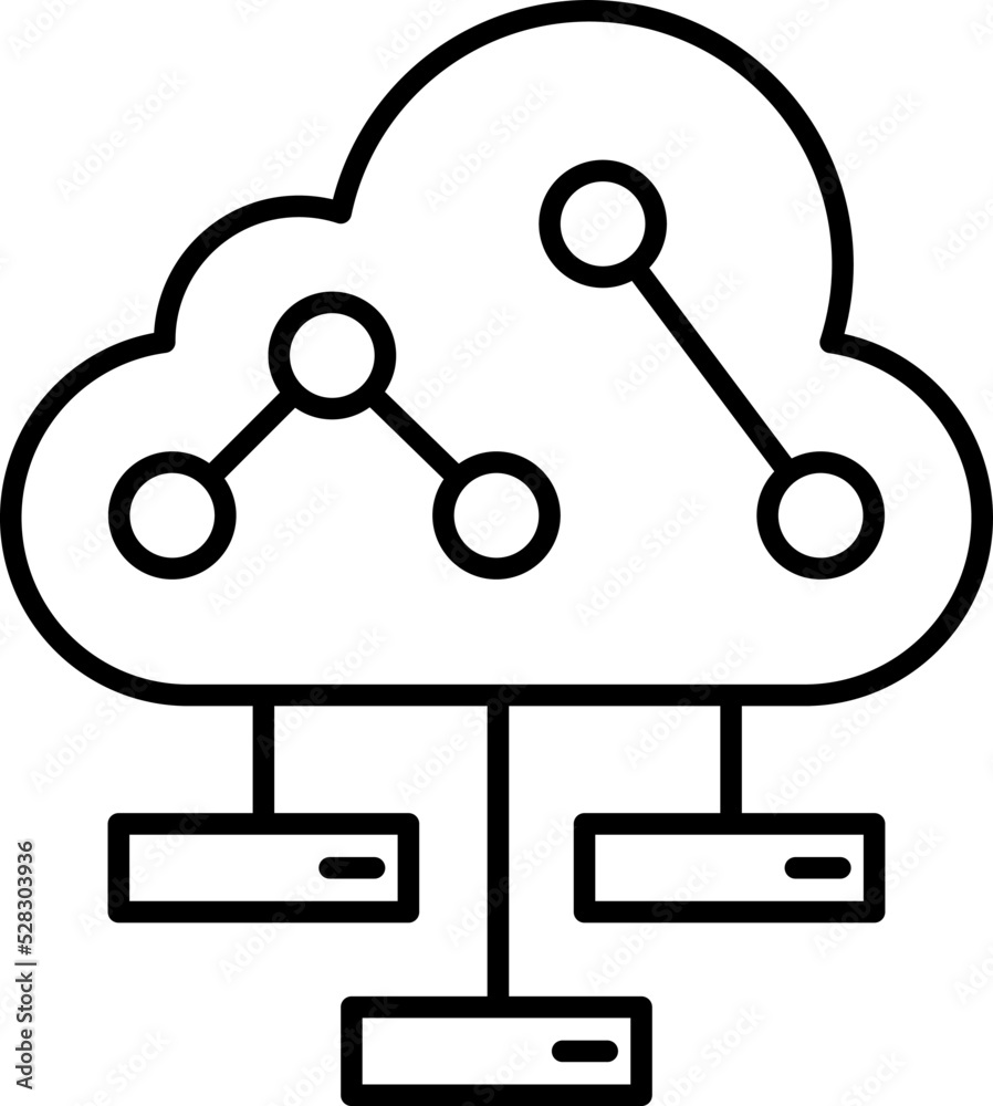 Cloud Computing, Networks Design Concept with Icons Iot cloud data Connectivity vector image. Cloud Computing, Networks Design Concept with Icons Iot cloud data Connectivity vector image.