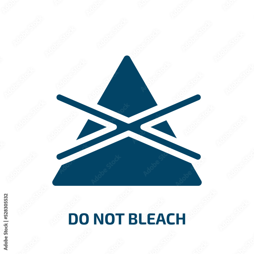 do not bleach vector icon. do not bleach, bleach, wash filled icons