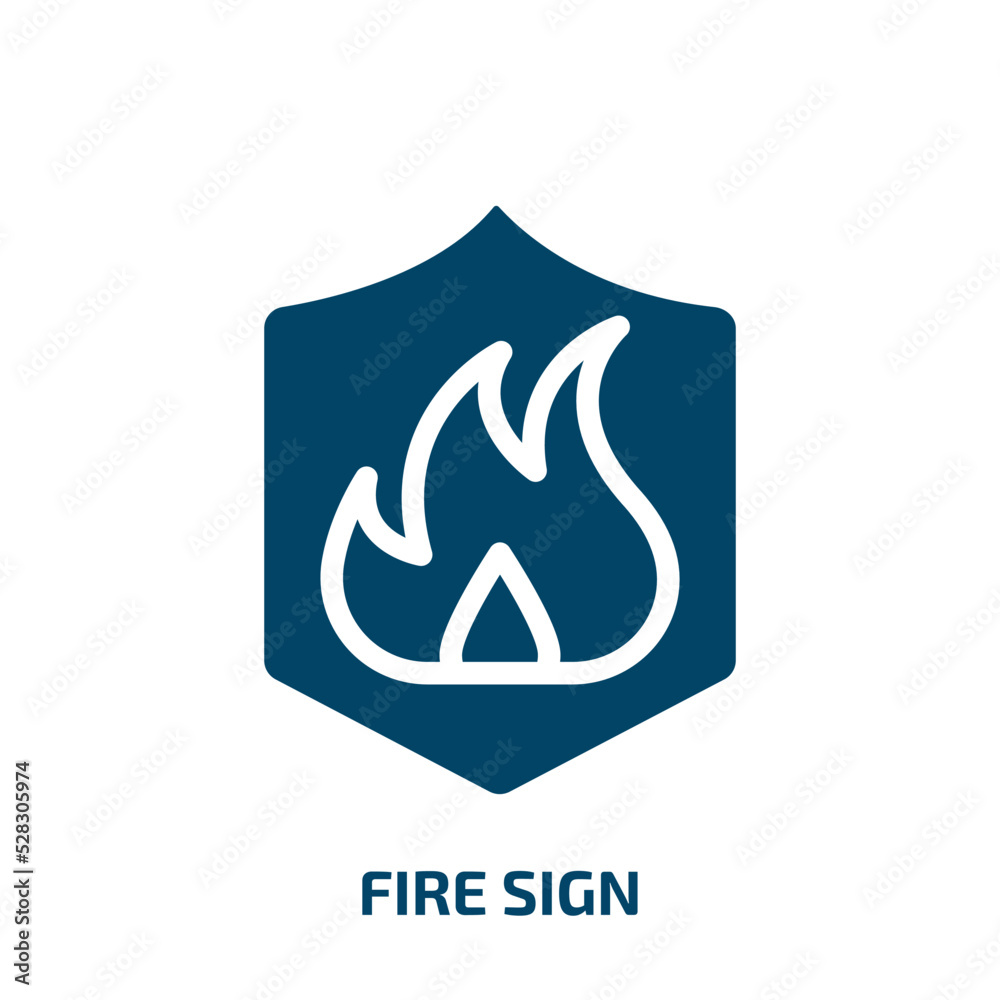 fire sign vector icon. fire sign, fire, protection filled icons from flat safety concept. Isolated black glyph icon, vector illustration symbol element for web design and mobile apps fire sign vector icon. fire sign, fire, protection filled icons from flat safety concept. Isolated black glyph icon, vector illustration symbol element for web design and mobile apps