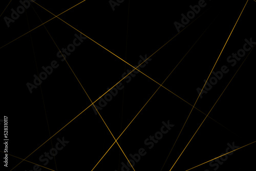 Abstract black with gold lines, triangles background modern design. Vector illustration EPS 10.