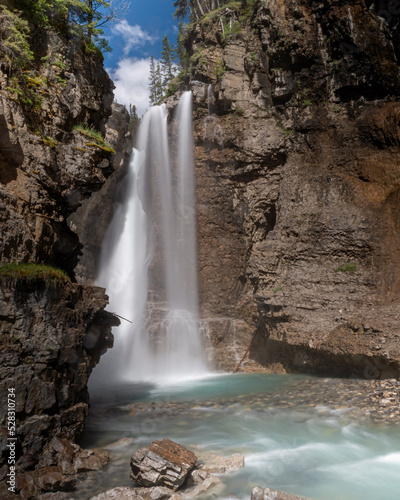 Water falls at Johnston Canyon  Banff National Park