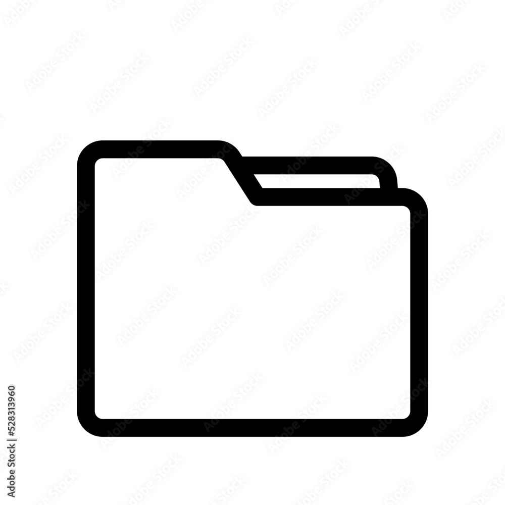 folder with documents - vector icon folder with documents - vector icon