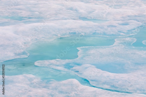 Ice field in Beaufort Sea
