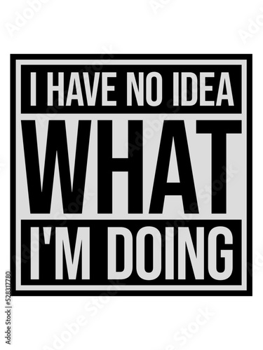I Have No Idea 