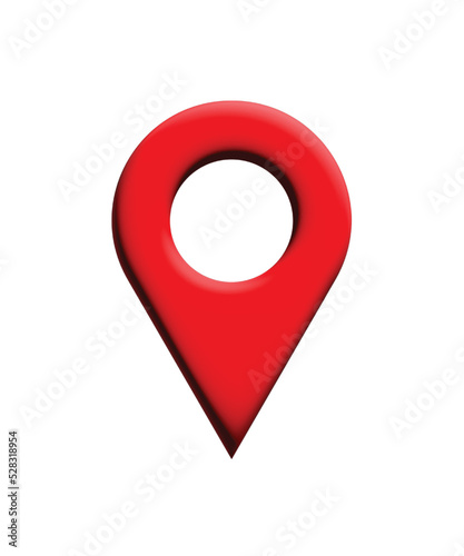 location red pin sign 