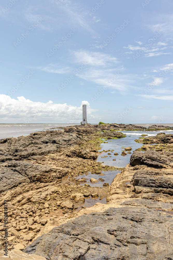lighthouse in the city of Itacare, State of Bahia, Brazil
