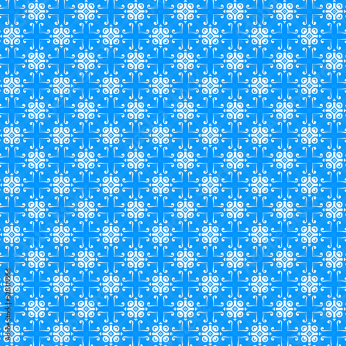 Geometric Sky Blue Royal Texture Wallpaper Bacxkground Banner Poster Fashion Fabric Cloth Textile Tile  Laminate Element Decorative Wrapping Paper Print Vector Art Pattern photo