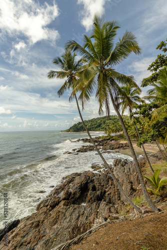 beach in the city of Itacare, State of Bahia, Brazil